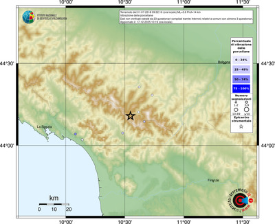 Mappa comuni con almeno 3 questionari