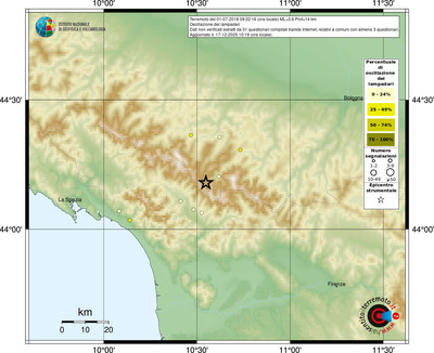 Mappa comuni con almeno 3 questionari