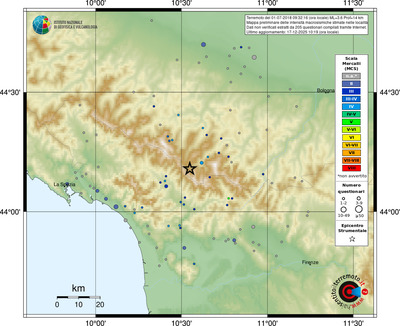 Mappa MCS - località