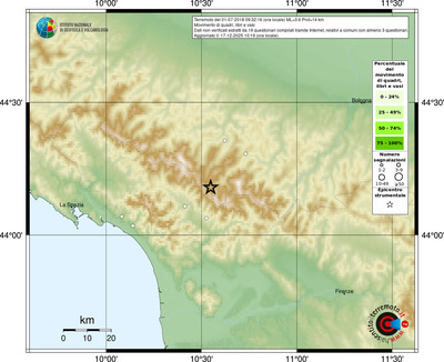 Mappa comuni con almeno 3 questionari