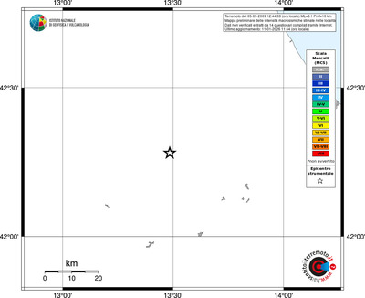 Mappa MCS - territori località
