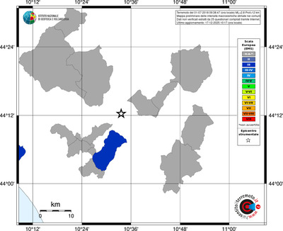 Mappa EMS - territori comuni