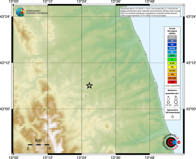 Mappa EMS - località