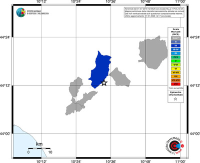 Mappa MCS - territori comuni
