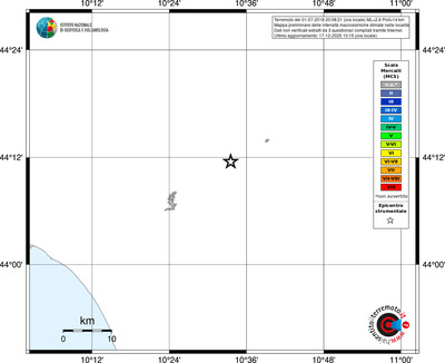 Mappa MCS - territori località