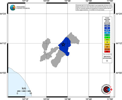 Mappa MCS - territori comuni