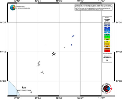 Mappa MCS - territori località