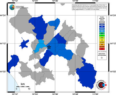 Mappa MCS - territori comuni