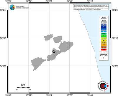 Mappa EMS - territori comuni