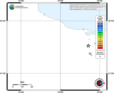 Mappa EMS - territori località