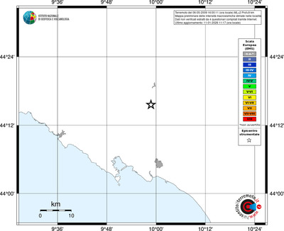 Mappa EMS - territori località