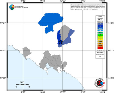Mappa MCS - territori comuni