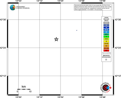 Mappa MCS - territori località