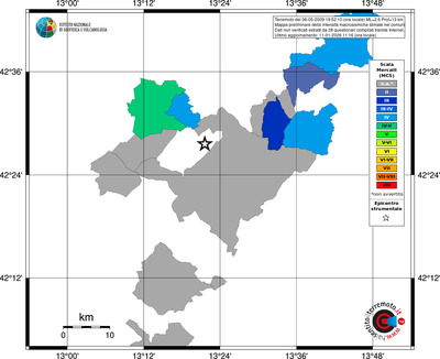 Mappa MCS - territori comuni