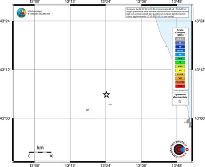 Mappa EMS - territori località