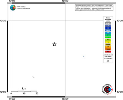 Mappa EMS - territori località