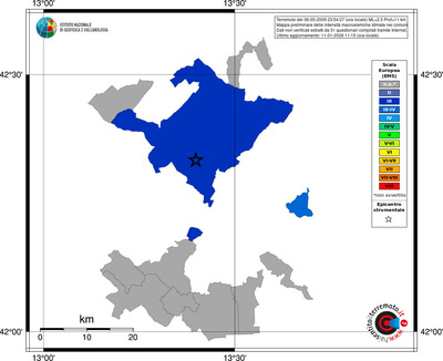 Mappa EMS - territori comuni