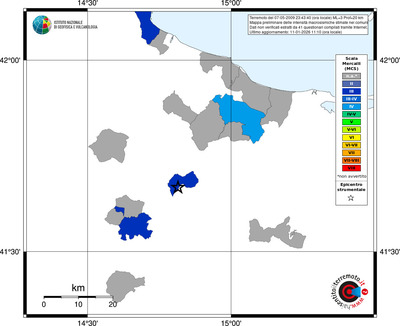 Mappa MCS - territori comuni