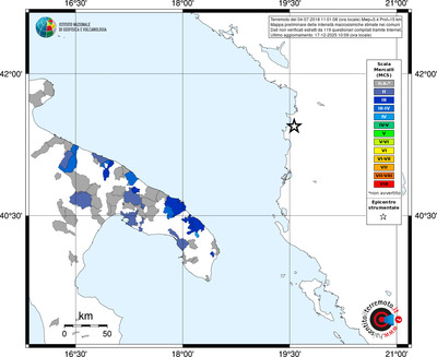 Mappa MCS - territori comuni