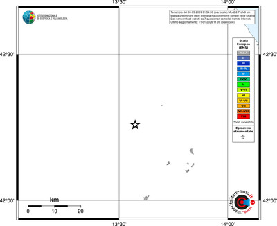 Mappa EMS - territori località