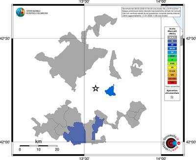 Mappa MCS - territori comuni