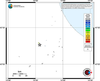 Mappa MCS - territori località