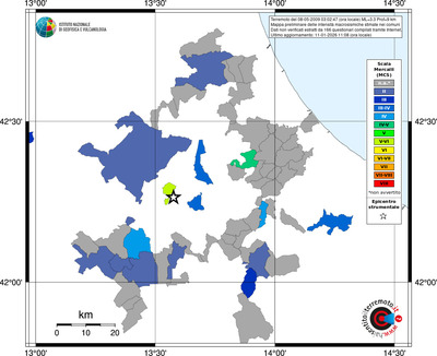 Mappa MCS - territori comuni