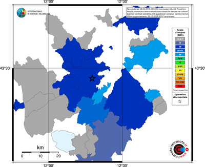 Mappa EMS - territori comuni