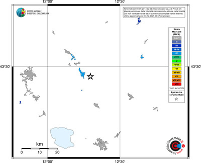 Mappa MCS - territori località