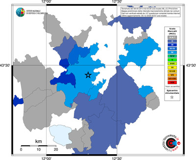 Mappa MCS - territori comuni