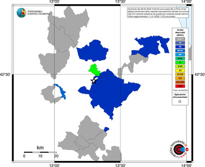 Mappa MCS - territori comuni