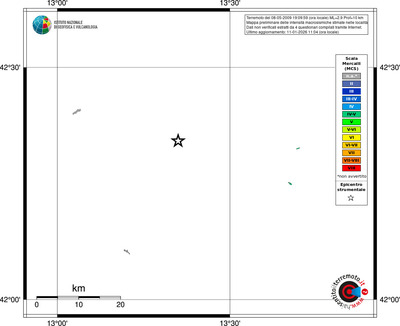 Mappa MCS - territori località