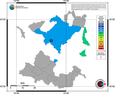 Mappa MCS - territori comuni