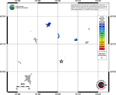 Mappa MCS - territori località