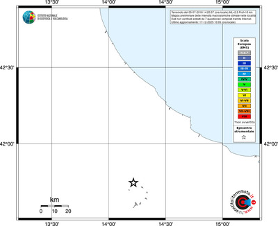 Mappa EMS - territori località
