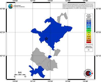 Mappa EMS - territori comuni