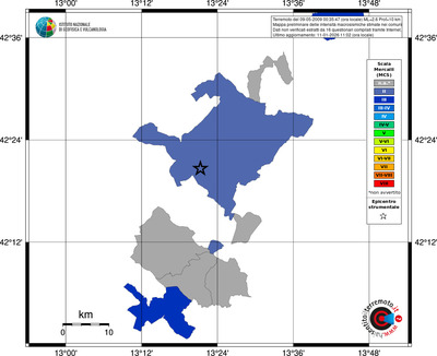 Mappa MCS - territori comuni