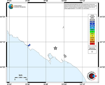 Mappa EMS - territori località