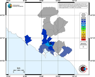 Mappa MCS - territori comuni