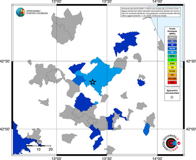 Mappa EMS - territori comuni
