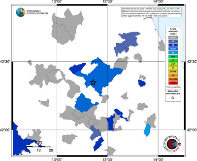Mappa MCS - territori comuni