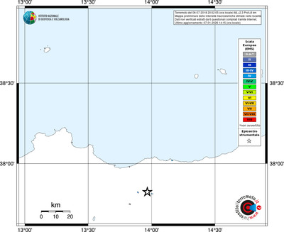 Mappa EMS - territori località