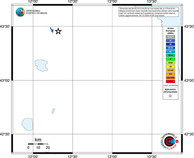 Mappa EMS - territori località