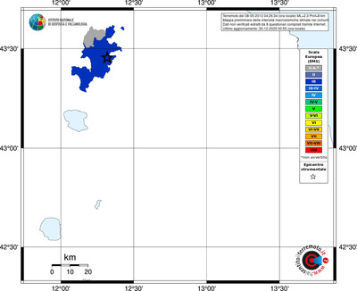 Mappa EMS - territori comuni