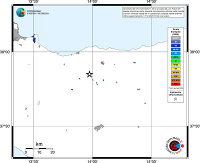 Mappa EMS - territori località