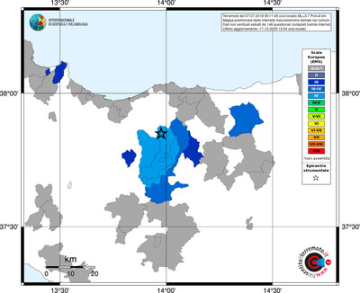 Mappa EMS - territori comuni