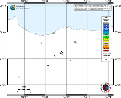 Mappa EMS - territori località