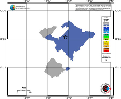 Mappa MCS - territori comuni