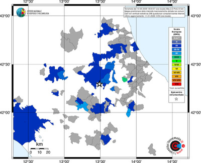 Mappa EMS - territori comuni