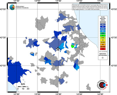Mappa MCS - territori comuni